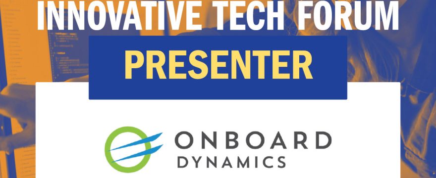 Onboard Dynamics presenting at the SGA Innovative Tech Forum