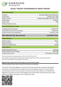 Onboard Dynamics environmental impact report